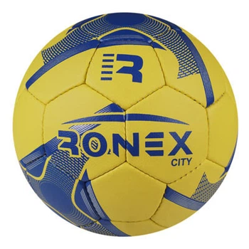 М'яч футбольний жовто-синій Ronex City