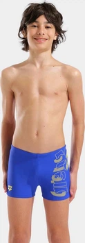 Плавки-шорты для мальчиков Arena TALES SWIM SHORT синий, желтый Дети 152 см