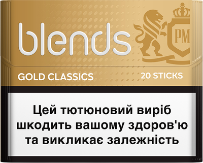 Блок стіків для нагрівання тютюну Blends Gold Classics 10 пачок TBEH (7622100546160)