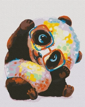 Картина за номерами Веселкова панда Brushme 48x60 (BS52172L)