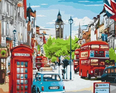 Картина за номерами Година-пік у Лондоні Brushme 40x50 (BS33932)