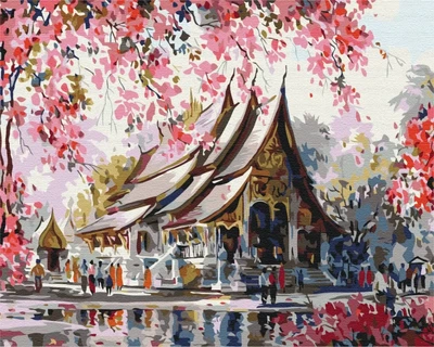 Картина за номерами Тайський храм Brushme 48x60 (BS3259L)