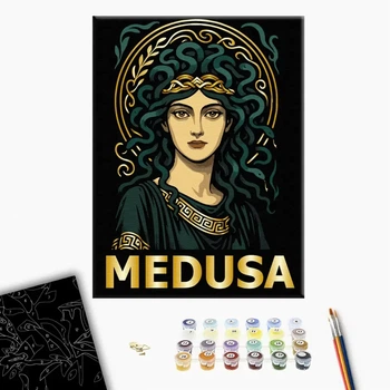 Картина за номерами Медуза Brushme 30x40 (RBS1043B)