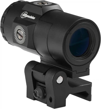 Магнифер увеличитель XD Precision Gain Pro, 3x22, H37 / 42mm, с откидным креплом., QD Weaver/Picatinny