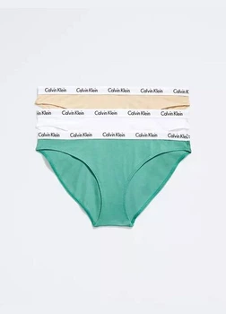 Набір жіночих трусиків Calvin Klein розмір S в упаковочці 3 шт. різнокольорові