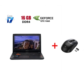 Игровой ноутбук Б-класс Asus ROG Strix GL502VM-BI7N10 / 15.6" (1920x1080) IPS / Intel Core i7-7700HQ (4 (8) ядра по 2.8 - 3.8 GHz) / 16 GB DDR4 / 480 GB SSD / nVidia GeForce GTX 1060, 3 GB GDDR5, 192-bit / WebCam б/у + Подарок Беспроводная мышь HOCO GM28