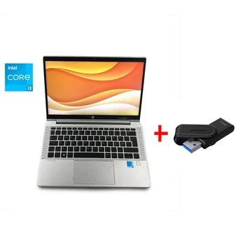 Ультрабук HP ProBook 430 G8 / 13.3" (1366x768) TN / Intel Core i3-1115G4 (2 (4) ядра по 4.1 GHz) / 8 GB DDR4 / 128 GB SSD / Intel UHD Graphics / WebCam / Win 11 Pro б/в + Подарунок Новий флеш-накопичувач Kingston 64GB