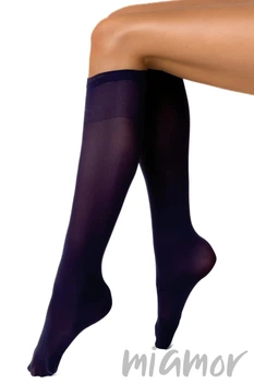 Гольфи щільні із мікрофібри LORES FALL 60 gambaletto One Size Темно-фіолетові