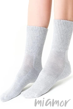 Носки женские с махровой стопой Steven 127 Frotte 38-40 Серые