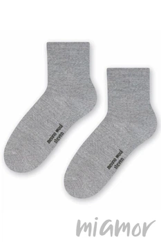 Носки женские из мериносовой шерсти STEVEN 130 Merino Wool 38-40 Серые