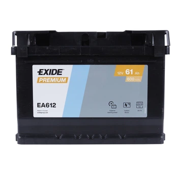 Автомобильный аккумулятор EXIDE Premium 6CT 61Ah Низкий R+ EA612