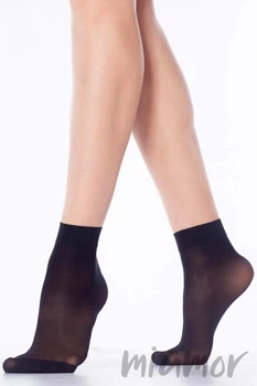 Носочки женские Lores Rosalie 40 den One Size Nero