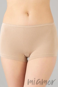 Трусики-шорти безшовні Giulia Boxer briefs Naturale S/M Бежеві