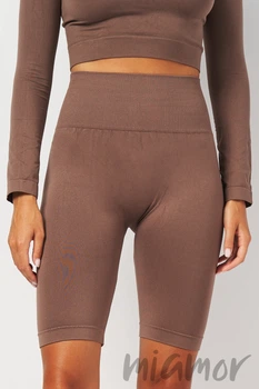 Велосипедки-шорты с Push Up эффектом GIULIA Tracks Shape DEEP TAUPE S/M Тауп