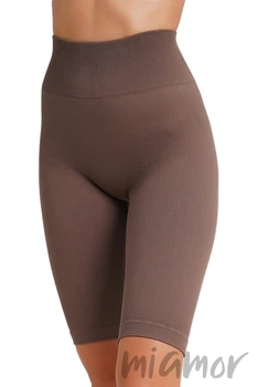 Велосипедки безшовні в рубчик GIULIA Tracks Rib DEEP TAUPE S/M Тауп