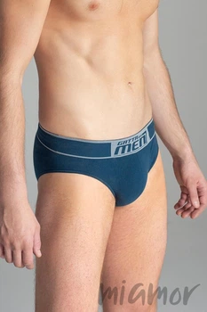 Трусы хлопковые бесшовные Gatta Cotton Slip M Синие