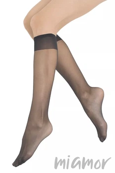 Гольфи жіночі прозорі Lores Natalie 15den One Size Fumo