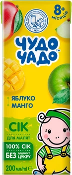 Сік Чудо-Чадо Яблуко-Манго 0.2 л (4820016255814)