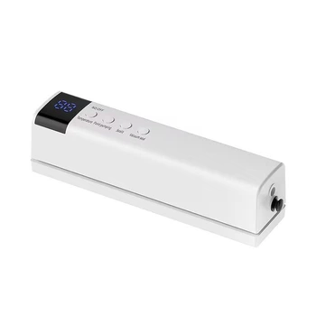 Автоматичний вакуумний пакувальник для їжі XIYHUIA, USB-зарядка, акумулятор 1200 мА·год, портативний, білий