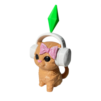 Танцующий кот The Sims Cat Dance фигурка мем 3D печать