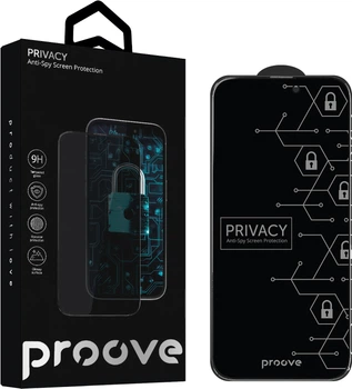 Защитное стекло для смартфона Apple iPhone 16 Pro Max Proove Privacy Black (590210001)