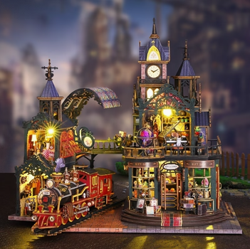 Румбокс 3D конструктор TOPA Железнодорожный вокзал Платформа 9 3/4 27.5 х 22.5 х 29.2 см