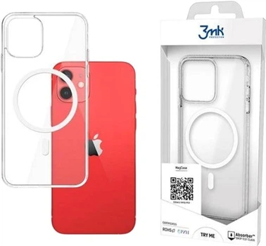 Панель 3MK MagCase z Magsafe для Apple iPhone 12/12 Pro Прозорий (5903108458344)