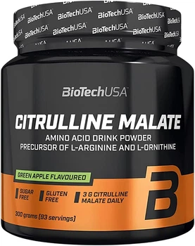 Цитрулін BioTech USA Citrulline Malate Powder Яблуко 300 г