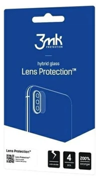 Zestaw szkieł hartowanych 3MK Lens Protection na aparat Honor X7A 4 szt (5903108513210)
