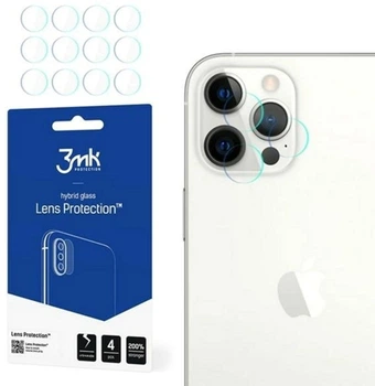 Комплект захисного скла 3MK Lens Protection для камери Apple iPhone 12 Pro Max 4 шт (5903108323222)