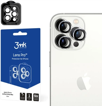 Захисне скло 3MK Lens Protection Pro для камери iPhone 13 Pro/13 Pro Max з монтажною рамкою (5903108452373)