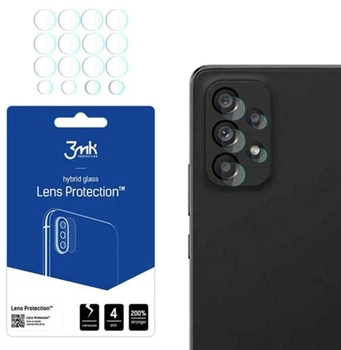 Комплект захисних стекол 3MK Lens Protect для камери Samsung Galaxy A53 5G 4 шт