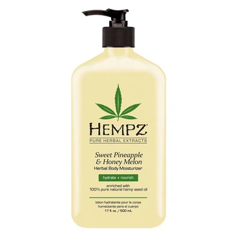 Молочко рослинне зволожуюче для тіла "Ананас-Медова диня" Hempz 500 мл