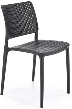 Стілець для кухні Halmar K514 пластиковий Чорний (5905248126282)