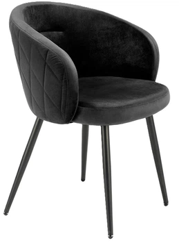 Стілець для кухні та вітальні Halmar K430 Чорний (5905248131866)
