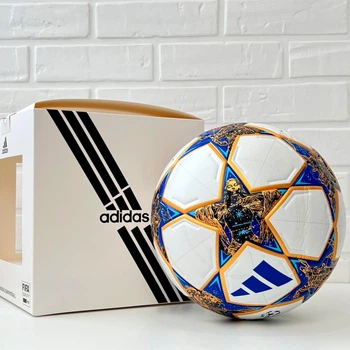 Мяч футбольный Adidas Лига Чемпионов UCL 25/26 в коробке Синий Размер 5