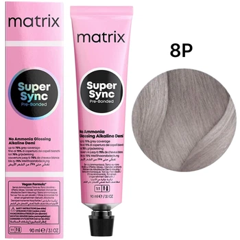Безаммиачный тонер на щелочной основе Matrix Super Sync Pre-Bonded 8P 90 мл