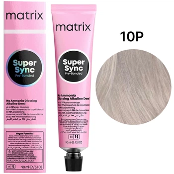 Безаммиачный тонер на щелочной основе Matrix Super Sync Pre-Bonded 10P 90 мл