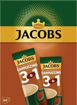 Кава 3в1 Jacob's Cappuccino 12,5 г*24 стіки
