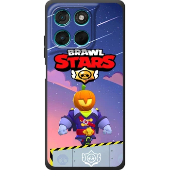 Силиконовый Чехол с Картинкой для Motorola G77 Принт (Бравл Старс Сту, Brawl Stars Stu) (72488-ysm026)