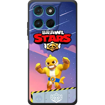 Силиконовый Чехол с Картинкой для Motorola G77 Принт (Бравл Старс Эль Примо, Brawl Stars El Primo) (72488-ysm017)