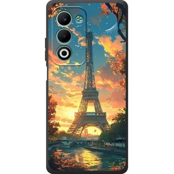 Силіконовий Чохол з Картинкою для OPPO A5m Принт (Париж, Ейфелева Вежа) (70843-ysm037)