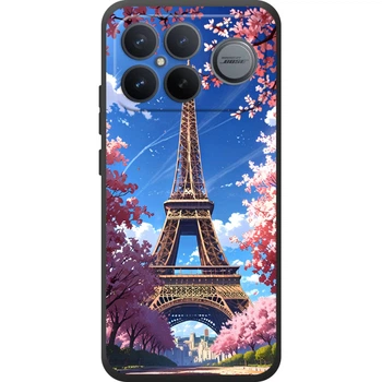 Силиконовый Чехол с Картинкой для Xiaomi Poco F8 Ultra Принт (Париж, Эйфелева Башня) (70374-ysm036)