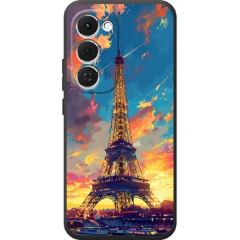 Силиконовый Чехол с Картинкой для Tecno Spark 40 Pro Plus Принт (Париж, Эйфелева Башня) (70721-ysm038)