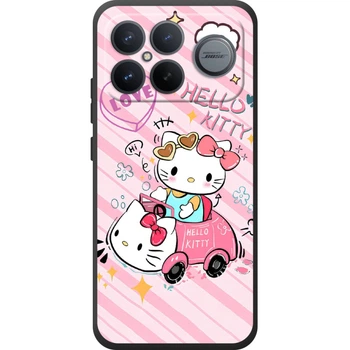 Силиконовый Чехол с Картинкой для Xiaomi Poco F8 Ultra Принт (Хеллоу Китти, Hello Kitty) (70374-ysm032)