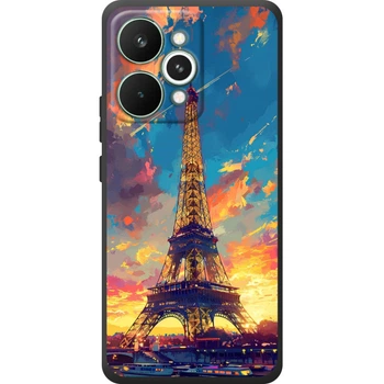Силиконовый Чехол с Картинкой для Realme 15 Pro Принт (Париж, Эйфелева Башня) (70373-ysm038)