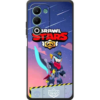 Силиконовый Чехол с Картинкой для OPPO A5m Принт (Бравл Старс Мортис, Brawl Stars Mortis) (70843-ysm019)