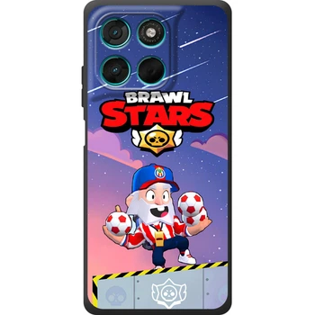 Силиконовый Чехол с Картинкой для Motorola G77 Принт (Бравл Старс Динамайк, Brawl Stars Dynamike) (72488-ysm021)