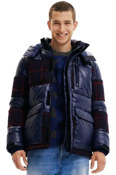 Чоловіча зимова вовняна куртка Desigual Bernard Чоловіча зимова вовняна куртка Desigual Bernard 22WMEW05/5000 (L)