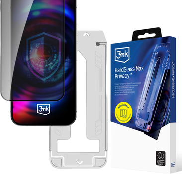 Szkło hartowane 3MK HardGlass Max Privacy dla iPhone 17 Pro Max Black (5903108671804)